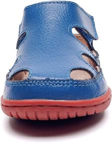 img 2 attached to DADAWEN Summer Leather Fisherman Toddler Boys' Shoes ~ Outdoor