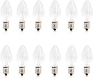 🔌 original replacement betus long lasting dimmable 7 watt e12 socket incandescent candelabra salt lamp bulb - value pack of 12 логотип