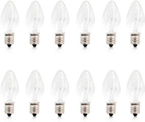 img 4 attached to 🔌 Original Replacement Betus Long Lasting Dimmable 7 Watt E12 Socket Incandescent Candelabra Salt Lamp Bulb - Value Pack of 12