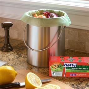 img 2 attached to Товарное название на русском: "Hefty Compostables - компостируемый мусорный мешок для кухни, галлон