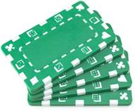 🎰 brybelly rectangular european-style poker plaques - set of 5 | high-quality casino-grade chips логотип