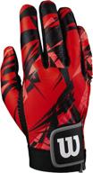 maximum grip and control: wilson clutch racquetball glove - extra large, right hand логотип