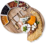 cheese cutting board set entertaining logo