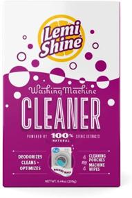 img 1 attached to 🍋 Lemi Shine Lemon Washing Machine Cleaner and Machine Wipes - 4 ct