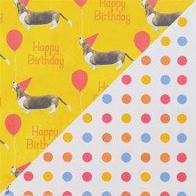 img 3 attached to 🎁 Reversible Birthday Wrapping Paper - Eco-Friendly Gift Wrap for Dog Lovers by Allport Editions x Wrappily