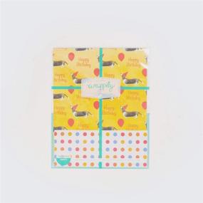 img 2 attached to 🎁 Reversible Birthday Wrapping Paper - Eco-Friendly Gift Wrap for Dog Lovers by Allport Editions x Wrappily