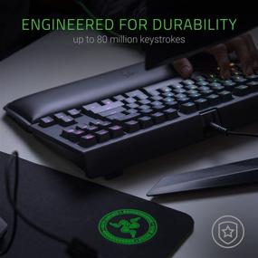 img 2 attached to 🎮 Razer BlackWidow TE Chroma v2 TKL Tenkeyless Mechanical Gaming Keyboard: Green Switches, Tactile & Clicky, RGB Lighting, Wrist Rest, Programmable Macros, Classic Black