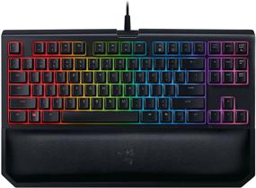img 4 attached to 🎮 Razer BlackWidow TE Chroma v2 TKL Tenkeyless Mechanical Gaming Keyboard: Green Switches, Tactile & Clicky, RGB Lighting, Wrist Rest, Programmable Macros, Classic Black