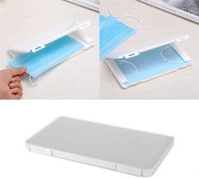 img 1 attached to Transparent Reusable Portable Plastic Organizer: Streamline Your Storage Solutions