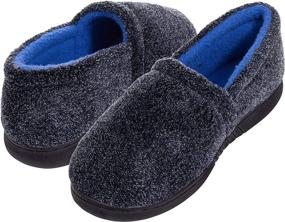 img 1 attached to Skysole Marled Terry Line Slippers Boys' Shoes : Slippers