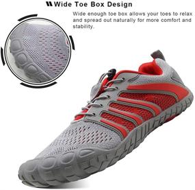 img 2 attached to Oranginer Barefoot Running Shoes Minimalist Men's Shoes for Athletic
