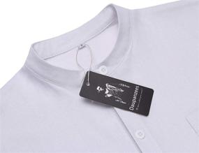 img 1 attached to 👕 Daupanzees Premium T Shirts with Stylish Placket Design: Elevate Your Wardrobe