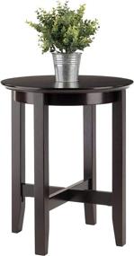 img 1 attached to 🌟 Get Sophisticated with Winsome Wood Toby Occasional Table in Elegant Espresso