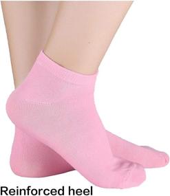 img 1 attached to Allegra K Soft Athletic Ankle Socks with Stretch Cuffs - Set of 10 Pairs