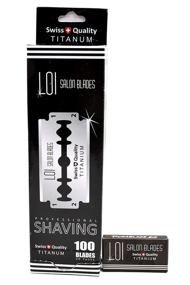 img 4 attached to 🪒 Premium 100-Count Titanium Double Edge Razor Blades for Men - 1 Year Supply of Smooth and Clean Shave Blades for Safety Razors