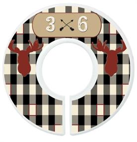 img 3 attached to 👶 Mumsy Goose Woodland Baby Nursery Closet Dividers & Organizers for Boys - Clothes Sizers
