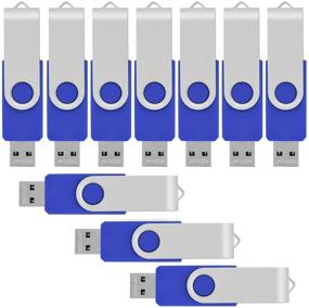 img 4 attached to 20-пакет флеш-накопителей VICFUN объемом 128 МБ - USB 2.0 синего цвета (флеш-накопитель объемом 128 МБ)