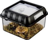 🦎 exo terra plastic reptile terrarium: small breeding box for optimal reptile reproduction logo