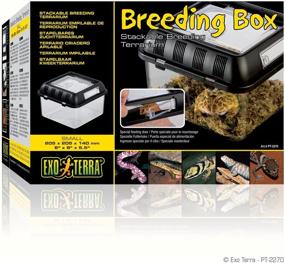img 3 attached to 🦎 Exo Terra Plastic Reptile Terrarium: Small Breeding Box for Optimal Reptile Reproduction