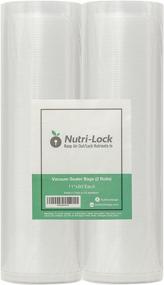 img 4 attached to 🛍 Nutri-Lock Sous Vide Bags - 2-Pack 11x50 Inch BPA-Free Rolls - Food Vacuum Sealer for Meal Prep and Commercial Grade Foodsaver Seal