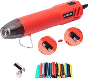 img 4 attached to 🔥 Compact Dual-Temperature Mini Heat Gun: Ideal for Crafts, Epoxy Resin, Phone Repair, and Electronics DIY with Reflector Nozzle and Shrink Tubing