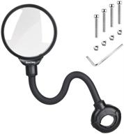 🚴 zacro bike mirror - adjustable 360° bicycle mirror for handlebar end, wide angle rear view mirrors for mountain road bike logo