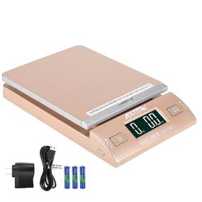 img 3 attached to 📦 Acteck 86LBx0.1OZ Digital Shipping and Postal Scale with Batteries, USB Cable and AC Plug - Premium Gold Edition