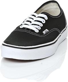 img 1 attached to 👟 Vans Unisex Authentic Black Canvas VN000EE3BLK Mens - Timeless Style and Durability