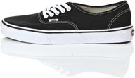 👟 vans unisex authentic black canvas vn000ee3blk mens - timeless style and durability логотип