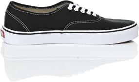 img 2 attached to 👟 Vans Unisex Authentic Black Canvas VN000EE3BLK Mens - Timeless Style and Durability