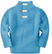 hestenve knitted sweater placket pullover logo