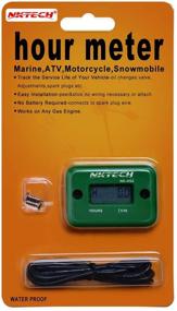 img 4 attached to NKTECH NK-HS2 Inductive Hour Meter For Gas Engine Lawn Mover Marine ATV Motorcycle Boat Snowmobile Dirt Bike Outboard Motor Generator Waterproof Hourmeter (Green)