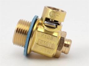 img 3 attached to 🚗 Fumoto Original F105S FS-Series Bronze Drain Valve with Short Nipple, Lever Clip - 20mm-1.5" - Enhanced SEO-friendly Product Name