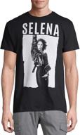 👕 bold and stylish: selena black graphic t shirt in large size logo