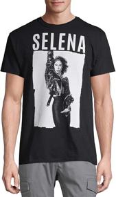 img 4 attached to 👕 Bold and Stylish: Selena Black Graphic T Shirt in Large Size