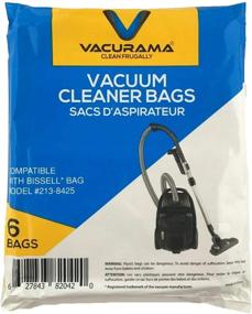 img 1 attached to 🧹 Vacurama Premium Bissell Vacuum Bags - Compatible with Zing, Zing 2 & PowerForce Canister Models - 4122, 4122D, 1668, 1668C, 1668W, 2154A, 2154C, 2154W, 1608 - Bag Type 213-8425 (6 Pack) - Improved SEO