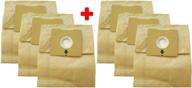 🧹 vacurama premium bissell vacuum bags - compatible with zing, zing 2 & powerforce canister models - 4122, 4122d, 1668, 1668c, 1668w, 2154a, 2154c, 2154w, 1608 - bag type 213-8425 (6 pack) - improved seo логотип