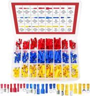 🔌 hilitchi 360 pcs assorted insulated electrical wire terminals crimp connectors spade set for effective electrical connections логотип