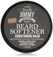 🧴 experience revolutionary softness with uncle jimmy beard softener: 2 ounce solution logo