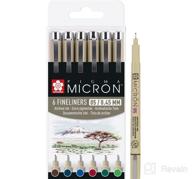 img 1 attached to 🖋️ Sakura Pigma 30067 Micron Blister Card Ink Pen Set - Black (8/Set): High-Quality & Precise Writing Instruments review by Jamie Rausch