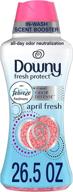 downy fresh protect in-wash scent beads: april fresh with febreze odor defense - 26.5 oz logo