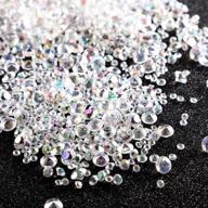 💎 5000pcs crystal ab acrylic diamonds, luxury table scatter confetti crystals for weddings, bridal/baby showers, parties - 10mm, 6mm & 4.5mm, vase fillers logo