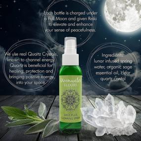 img 3 attached to 🌿 White Sage Energy-clearing Spray. Smokeless Sage Smudge Stick Alternative for Negative Energy Cleansing. Aura, Reiki, and Crystal Protection Mist