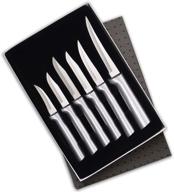 🔪 usa-made rada cutlery paring knife set – 6 knives with stainless steel blades & aluminum handles logo