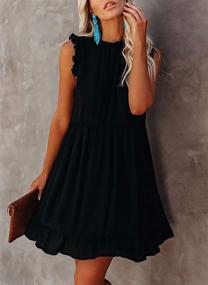 img 3 attached to Ecrocoo Women's Summer Ruffles Dresses: Trendy Girls' Clothing Collection