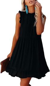 img 4 attached to Ecrocoo Women's Summer Ruffles Dresses: Trendy Girls' Clothing Collection