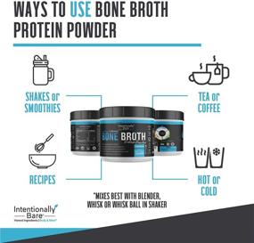 img 1 attached to 🌿 Grass-Fed Pure Bone Broth Protein Powder - 20g Protein, Keto & Paleo Support - Collagen Types 1, 2 & 3 - Dairy Free, Non-GMO, Unflavored - 20 Servings