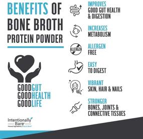 img 2 attached to 🌿 Grass-Fed Pure Bone Broth Protein Powder - 20g Protein, Keto & Paleo Support - Collagen Types 1, 2 & 3 - Dairy Free, Non-GMO, Unflavored - 20 Servings