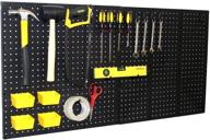 organize & beautify your space with wallpeg black plastic pegboard panels logo