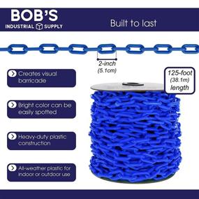 img 1 attached to 💧 BIS Plastic Chain Links Blue: Durable, Versatile, and Stylish